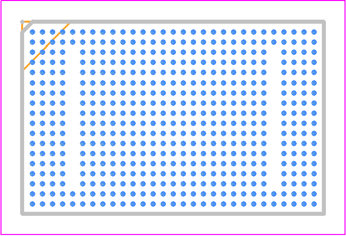 XCZU1CG-2UBVA494I - AMD PCB footprint - BGA - BGA - UBVA494 Flip-Chip, Fine-Pitch BGA