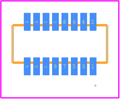 52465-1671 - Molex PCB footprint - Other - Other - 52465-1671-2