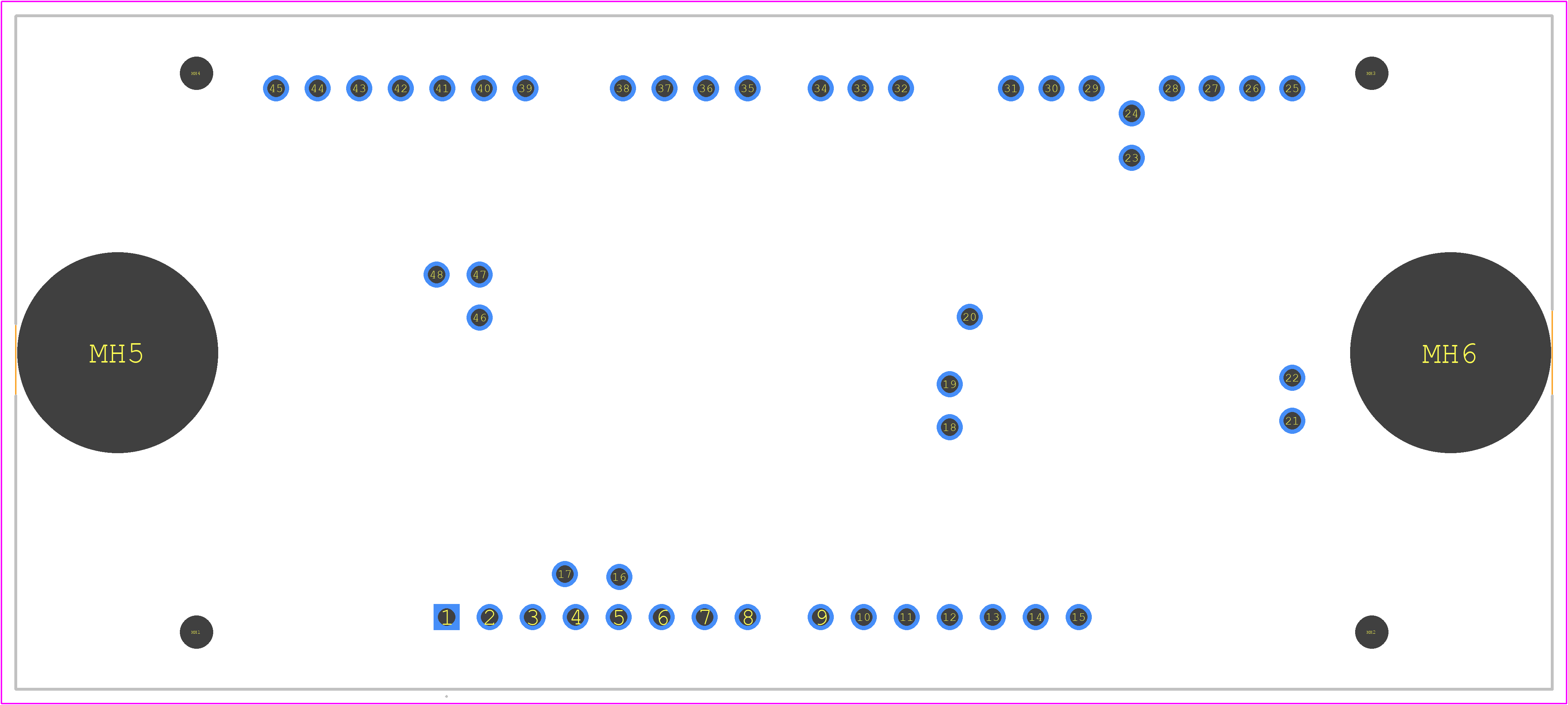 NXH400N100L4Q2F2SG - onsemi PCB footprint - Other - Other - PIM48, 93x47 (SOLDER PIN)