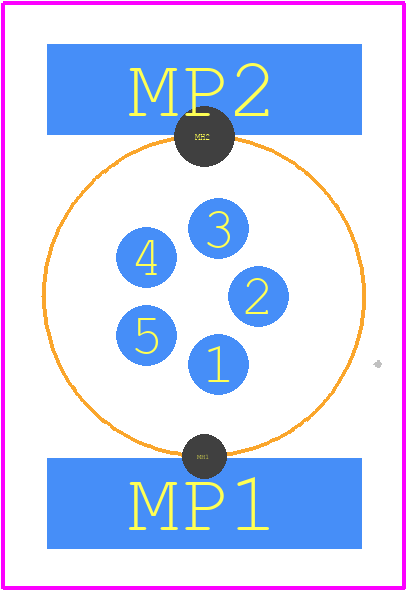 1412245 - Phoenix Contact PCB footprint - Other - Other - 1412245-1