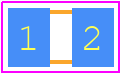 08051C203KAT2A - Kyocera AVX PCB footprint - Capacitor Chip Non-polarised - Capacitor Chip Non-polarised - SIZE CODE 0805-ren2