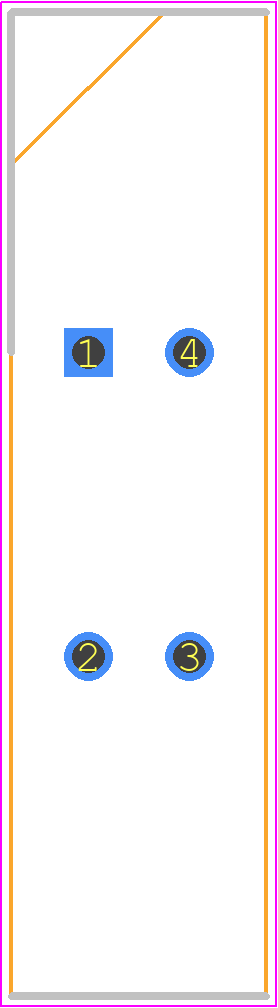 TCST2103 - Vishay PCB footprint - Dual-In-Line Sockets - Dual-In-Line Sockets - TCST2103