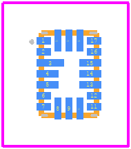 SLG46621V - Silego Technology PCB footprint - Other - Other - SLG46621V-5