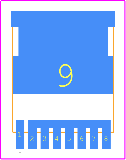 IAUTN06S5N008ATMA1 - Infineon PCB footprint - Other - Other - PG-HSOF-8-1 | TOLL