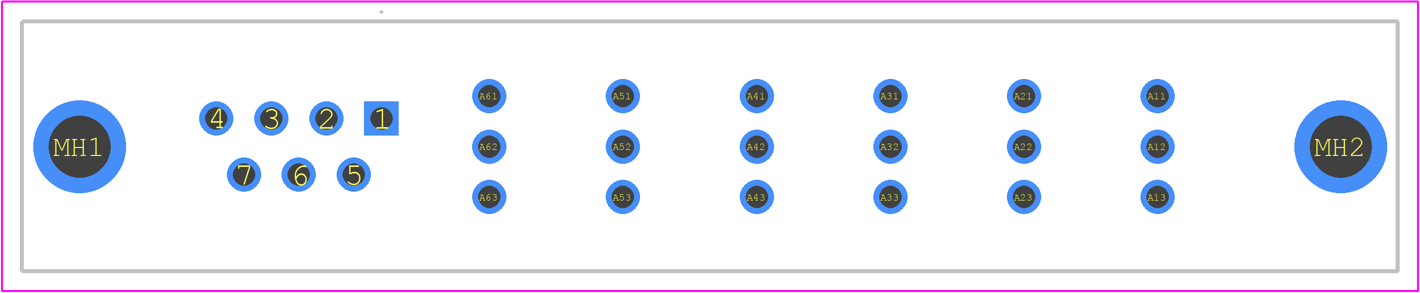 CBD13W6F3S60V50 - Positronic PCB footprint - Other - Other - CBD13W6F3S60V50-5