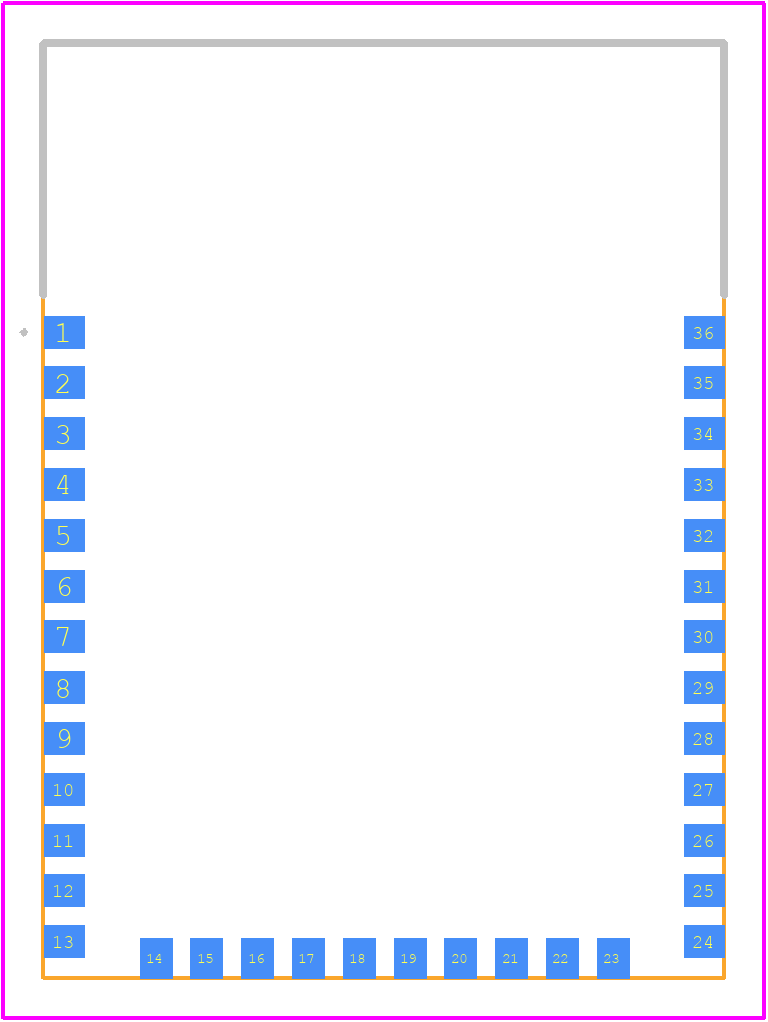 RF-BM-BG24B2 - RF-star PCB footprint - Other - Other - RF-BM-BG24B2-5