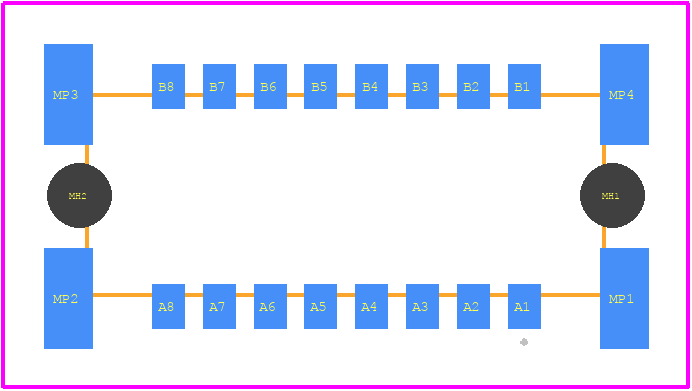 254587-E - TE Connectivity PCB footprint - Other - Other - 254587-E-2