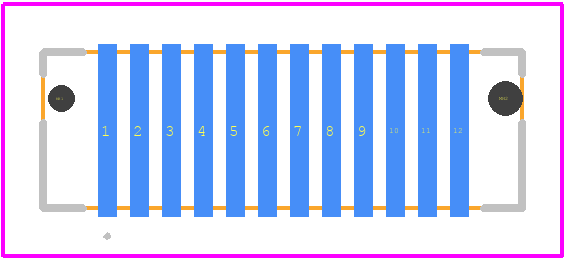 254168-E - TE Connectivity PCB footprint - Other - Other - 254168-E-2
