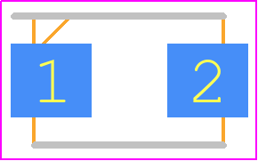 1SMB2EZ27-AU - PANJIT PCB footprint - Diodes Moulded - Diodes Moulded - SMB