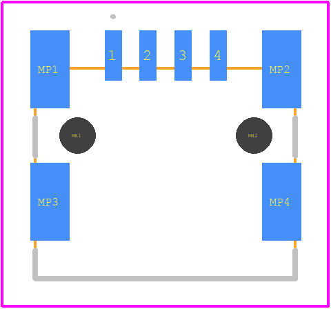 504255-E - TE Connectivity PCB footprint - Other - Other - 504255-E-1