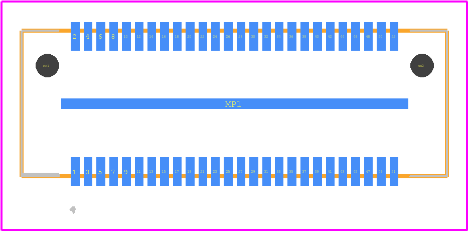 QMSS-016-06.75-L-D-DP-A - SAMTEC PCB footprint - Other - Other - QMSS-016-06.75-L-D-DP-A-1