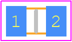 WLTC0508QLR003FNR - LITTELFUSE PCB footprint - Resistor Chip - Resistor Chip - WLTC0508QLR003FNR