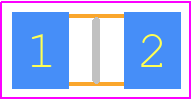 WSTM1206QLR015FNR - LITTELFUSE PCB footprint - Resistor Chip - Resistor Chip - WSTM1206QLR015FNRaaa