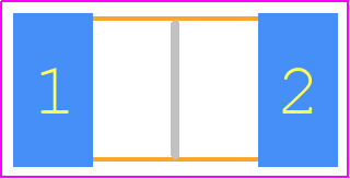 WSTM2512QLR005FYR - LITTELFUSE PCB footprint - Resistor Chip - Resistor Chip - 2512-1