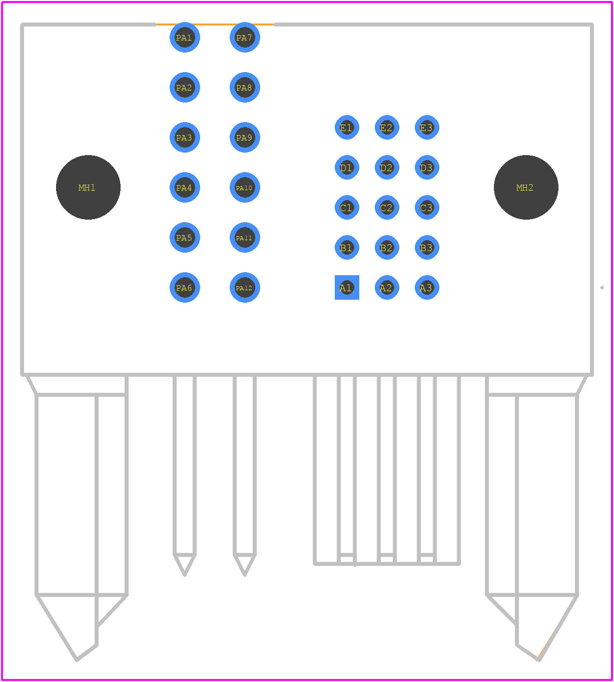 2195620011 - Molex PCB footprint - Other - Other - 2195620011