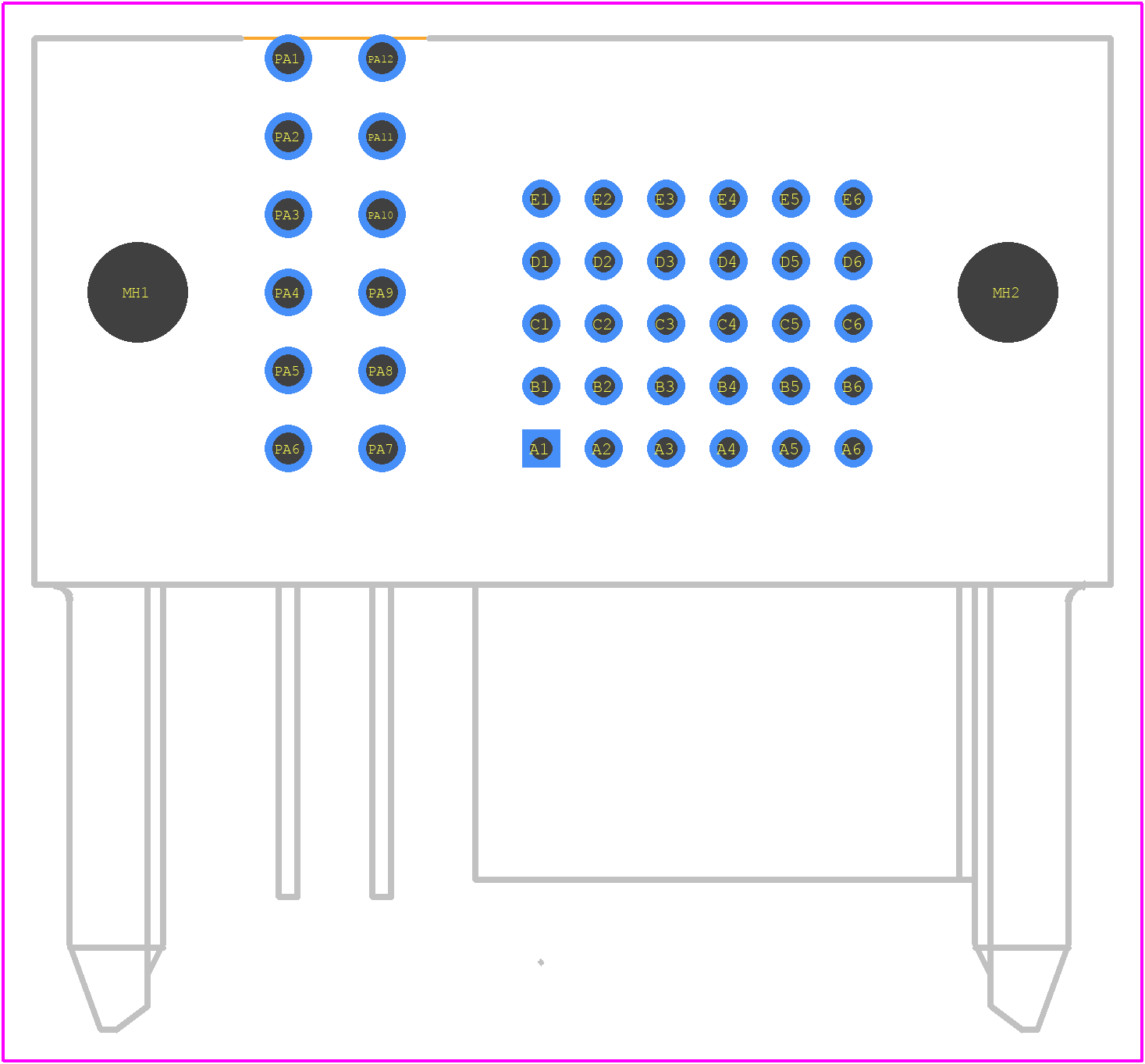 2195620016 - Molex PCB footprint - Other - Other - 2195620016-3