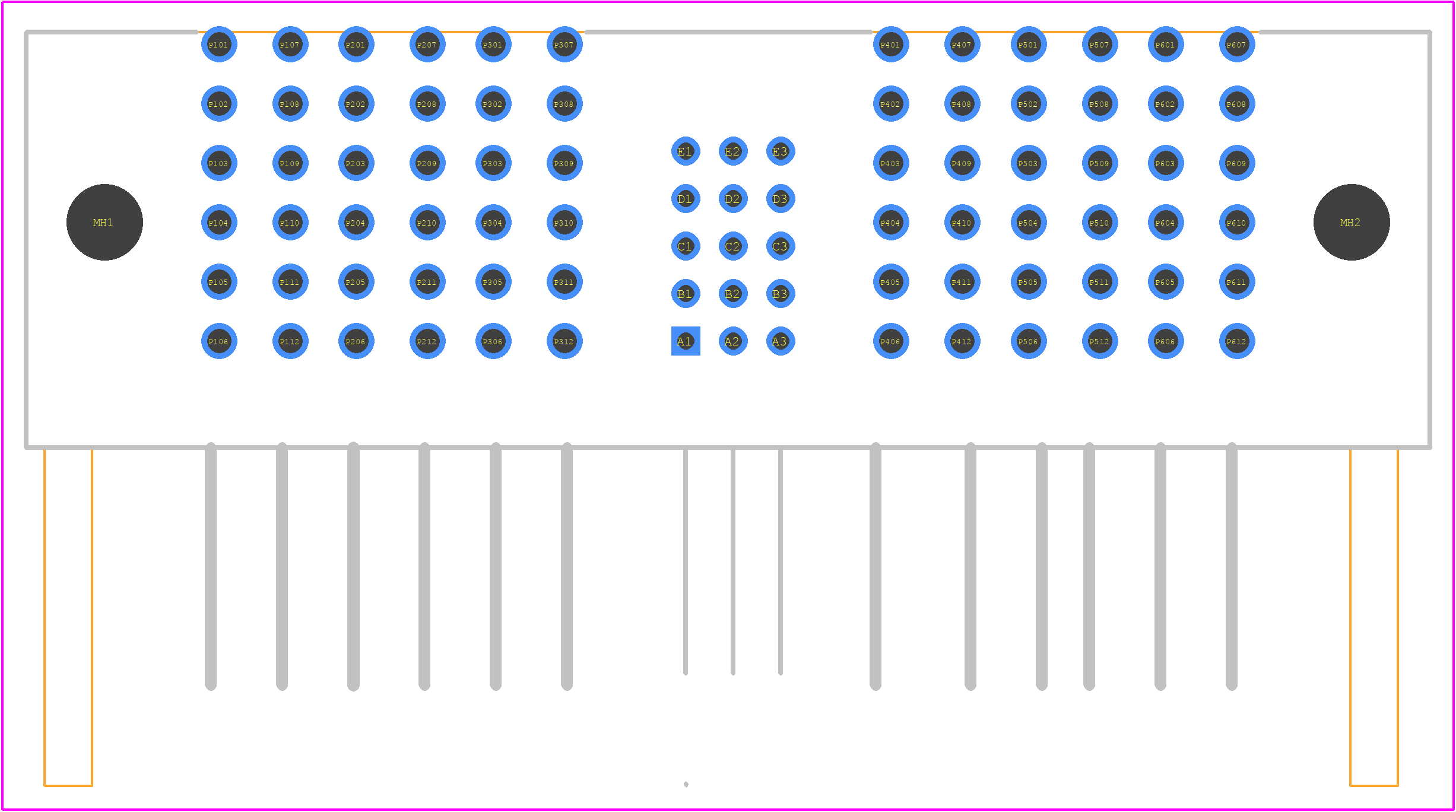 2195620023 - Molex PCB footprint - Other - Other - 2195620023