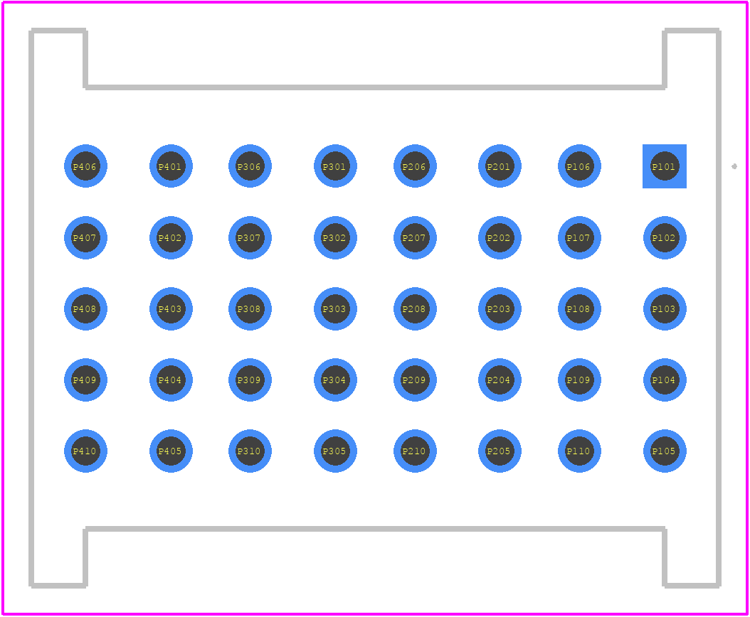 2195630034 - Molex PCB footprint - Other - Other - 2195630034