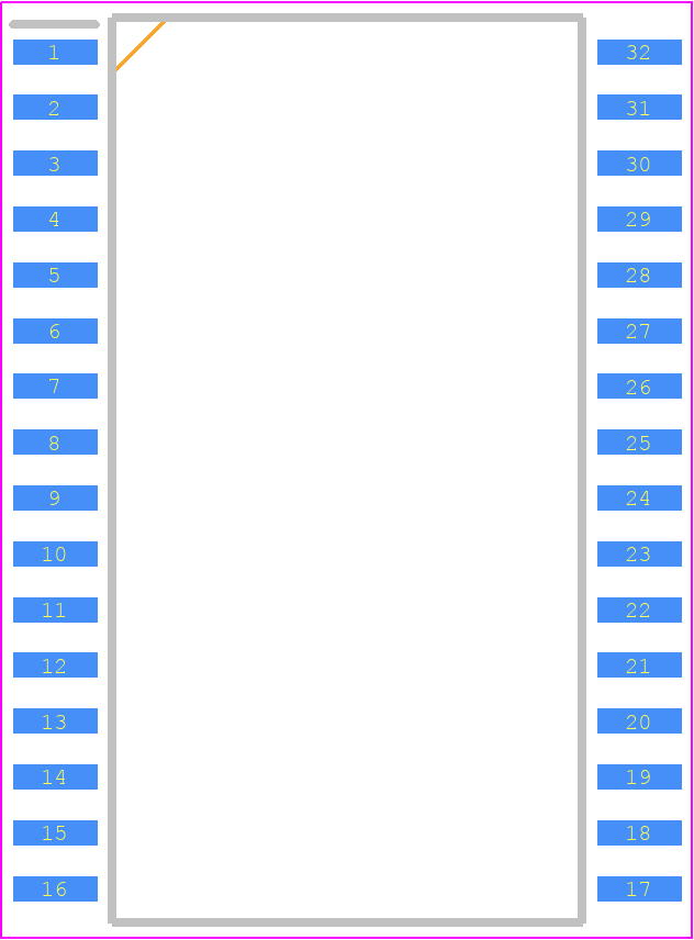 TC554001AF7V(Y) - Toshiba PCB footprint - Small Outline Packages - Small Outline Packages - TC554001AF7V(Y)