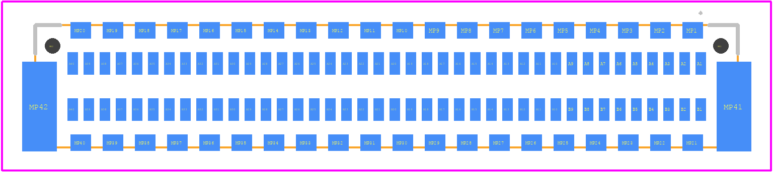 405-54180-51 - ept PCB footprint - Other - Other - Zero8 plug high-profile shielded 4