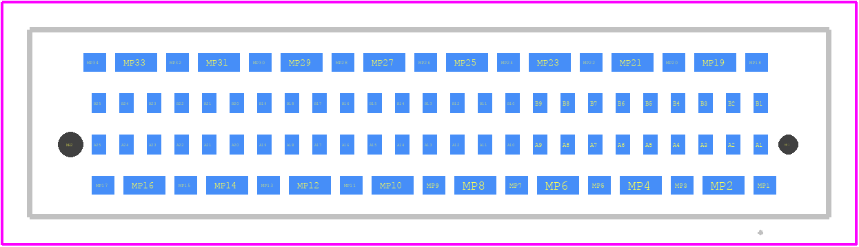 374723-E - TE Connectivity PCB footprint - Other - Other - 374723-E-1