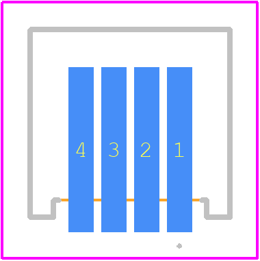2355091-4 - TE Connectivity PCB footprint - Other - Other - 2355091-4-1