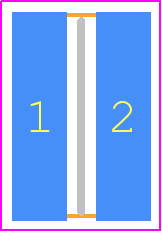 RLW73H2FR33TDF - TE Connectivity PCB footprint - Resistor Chip - Resistor Chip - RLW73H2FR33TDF