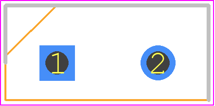 UF806F - PANJIT PCB footprint - Transistor Outline, Vertical - Transistor Outline, Vertical - ITO-220AC