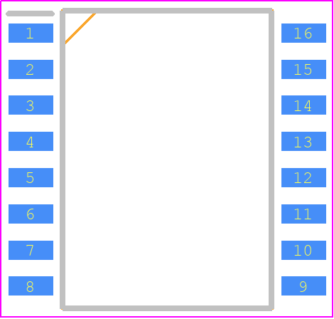 CYRS15B102Q-GGMB - Infineon PCB footprint - Small Outline Packages - Small Outline Packages - CG-SSOP-16