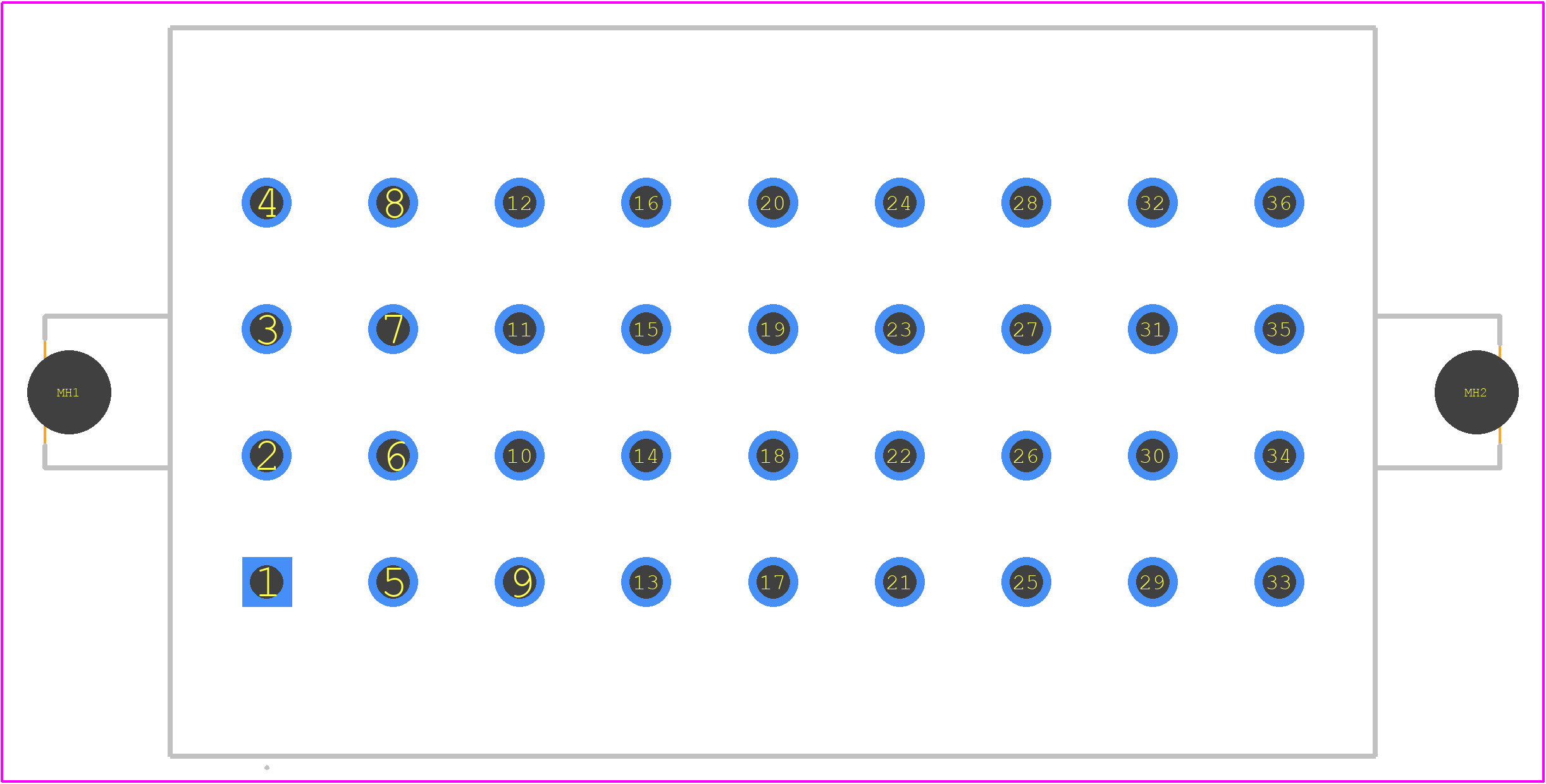 1446900000 - Weidmüller PCB footprint - Other - Other - 1446900000-5