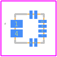 ACS71240KEXBLT-045B5 - Allegro Microsystems PCB footprint - Other - Other - 12-contact QFN with wettable flank