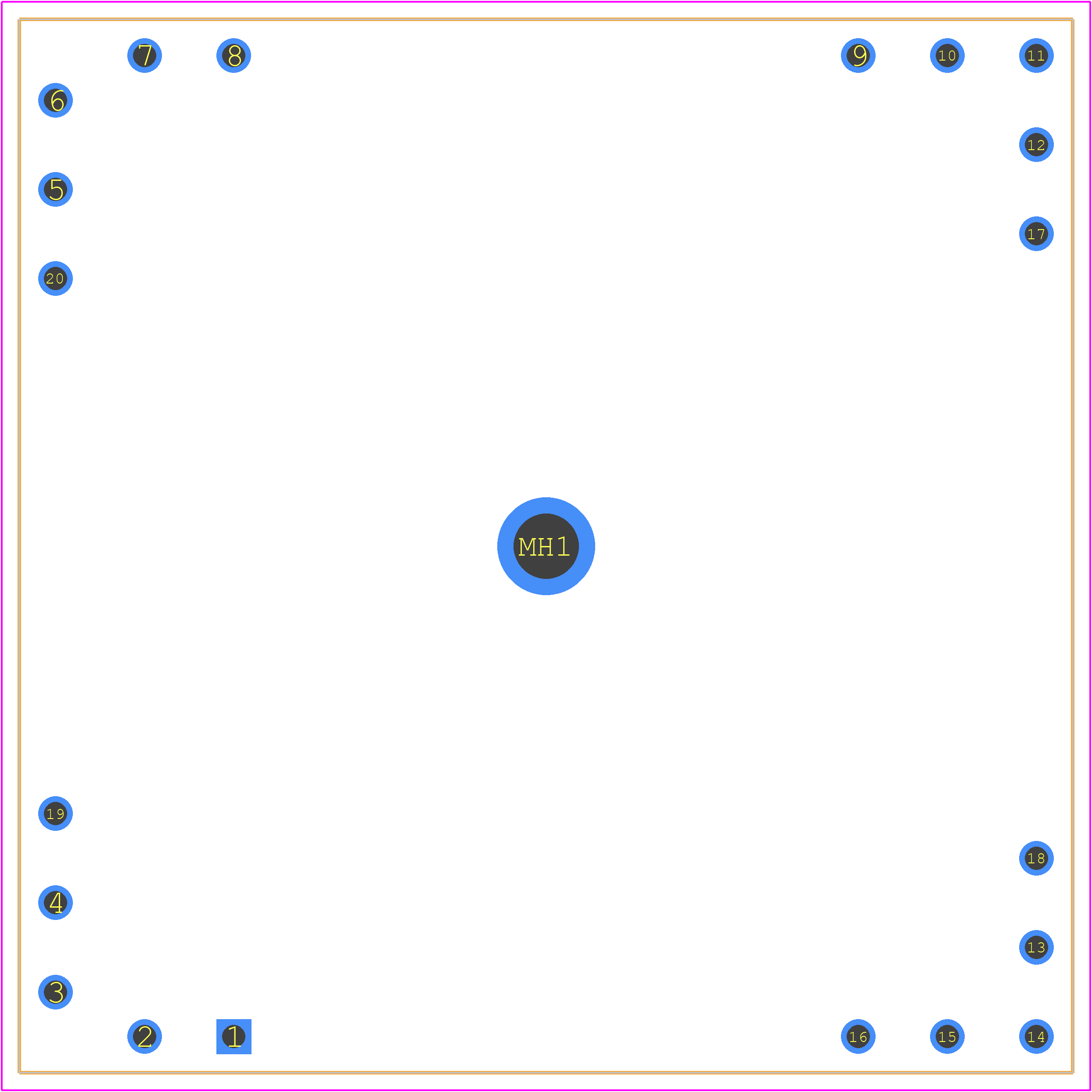 70065K - talema PCB footprint - Other - Other - 70065K-7