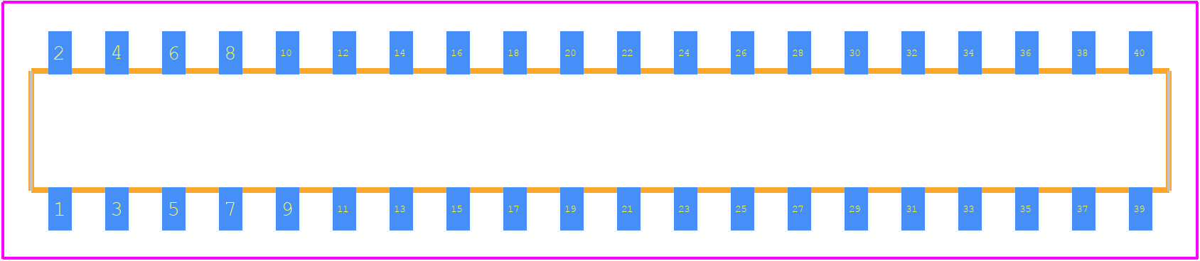 87381-4063 - Molex PCB footprint - Other - Other - 87381-4063-2