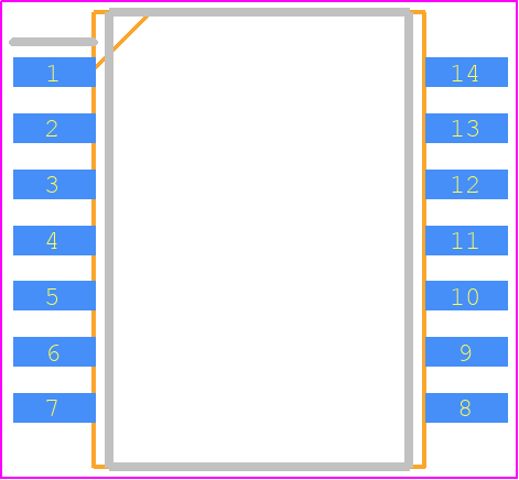 2EDR8259XXUMA1 - Infineon PCB footprint - Small Outline Packages - Small Outline Packages - 2EDR8259XXUMA1asq