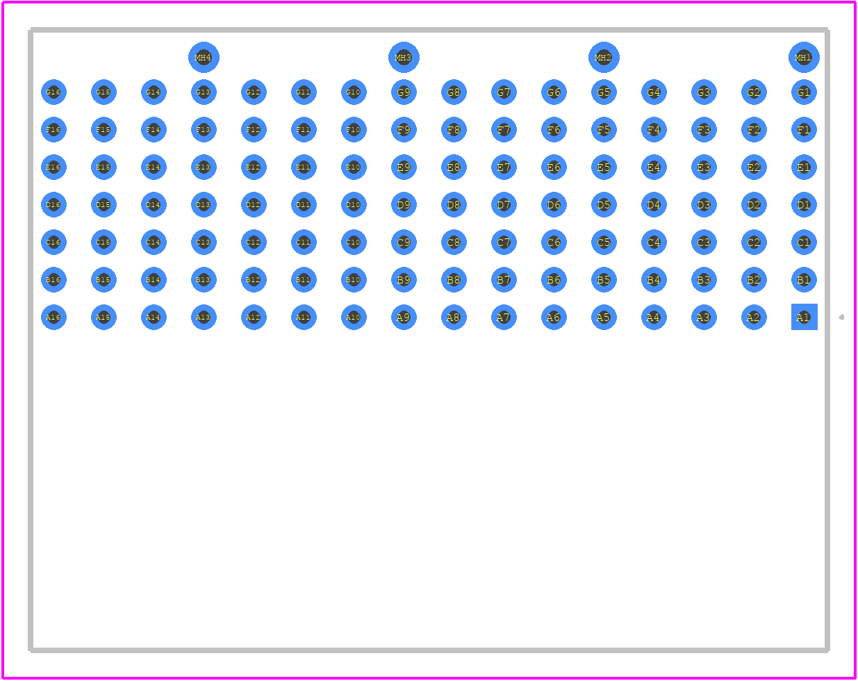 RVPX-P16DC1 - Amphenol PCB footprint - Other - Other - RVPX-P16DC1-3