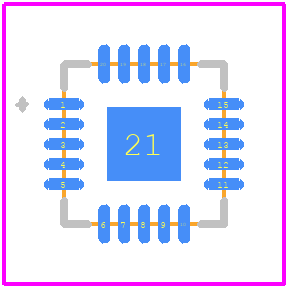 AVA-183MP+ - Mini-Circuits PCB footprint - Other - Other - AVA-183MP+-3