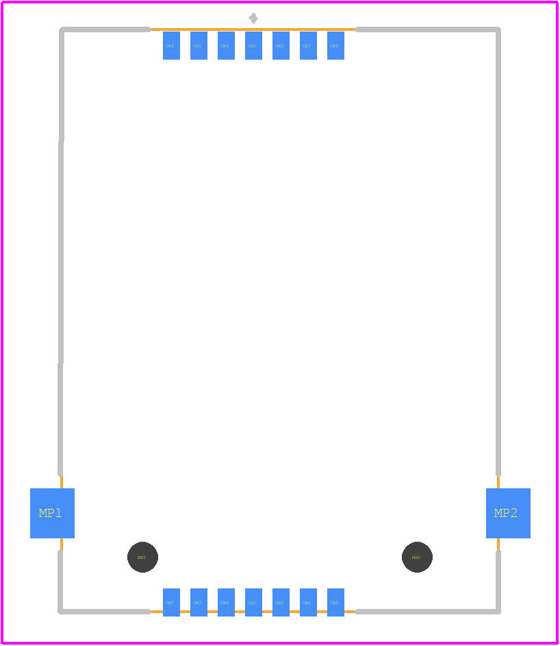 115U-B100 - ATTEND PCB footprint - Other - Other - 115U-B100-2