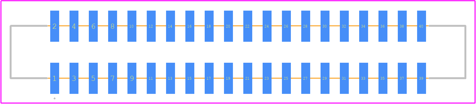 DS1014-40MF1B - Connfly PCB footprint - Other - Other - DS1014-40MF1B-4