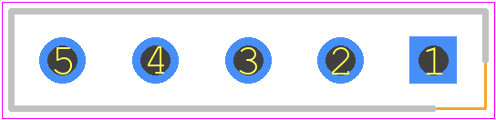 2130S1*5GSE - Marutsu PCB footprint - Header, Vertical - Header, Vertical - 2130S1*5GSE
