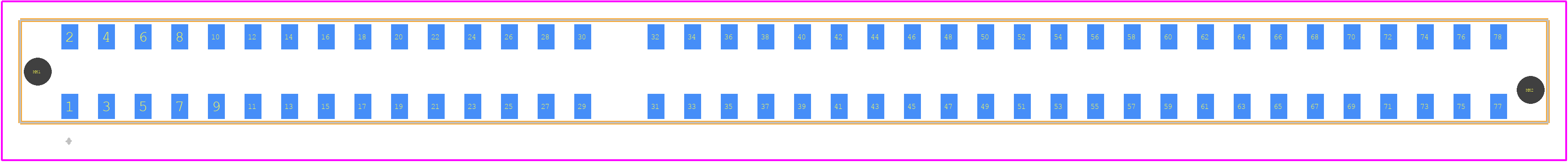 MEC2-40-01-L-DV - SAMTEC PCB footprint - Other - Other - MEC2-40-01-L-DV-2