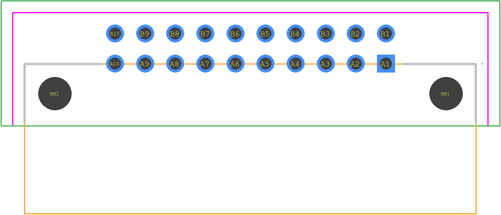 384275-E - TE Connectivity PCB footprint - Other - Other - 384275-E