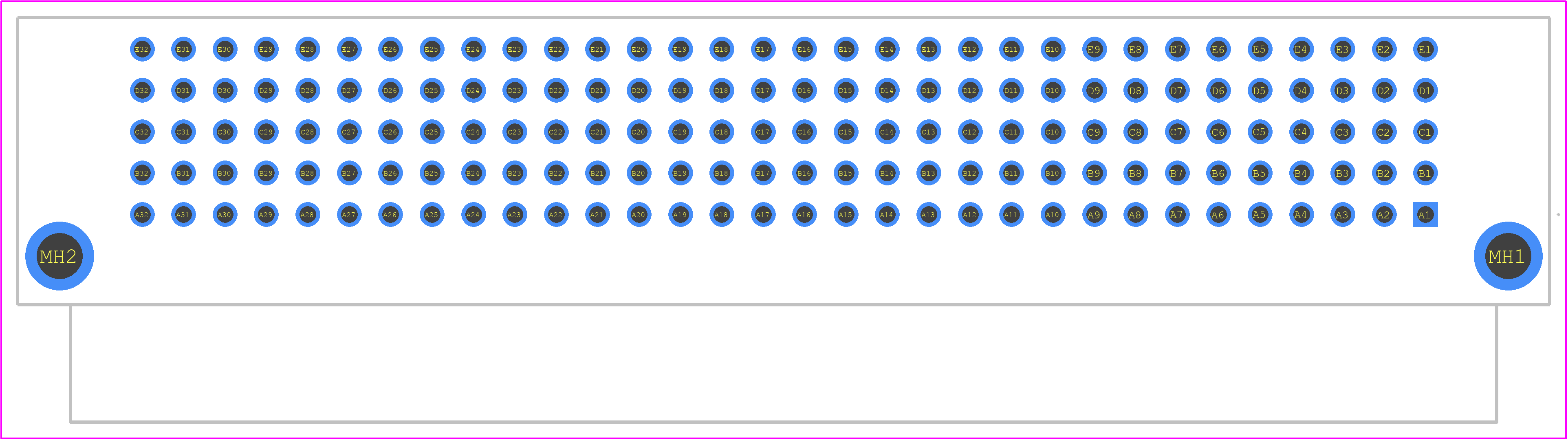 384298-E - TE Connectivity PCB footprint - Other - Other - 384298-E-1