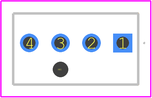 KK-254-AE-6410-04A - Molex PCB footprint - Other - Other - KK-254-AE-6410-04A-4