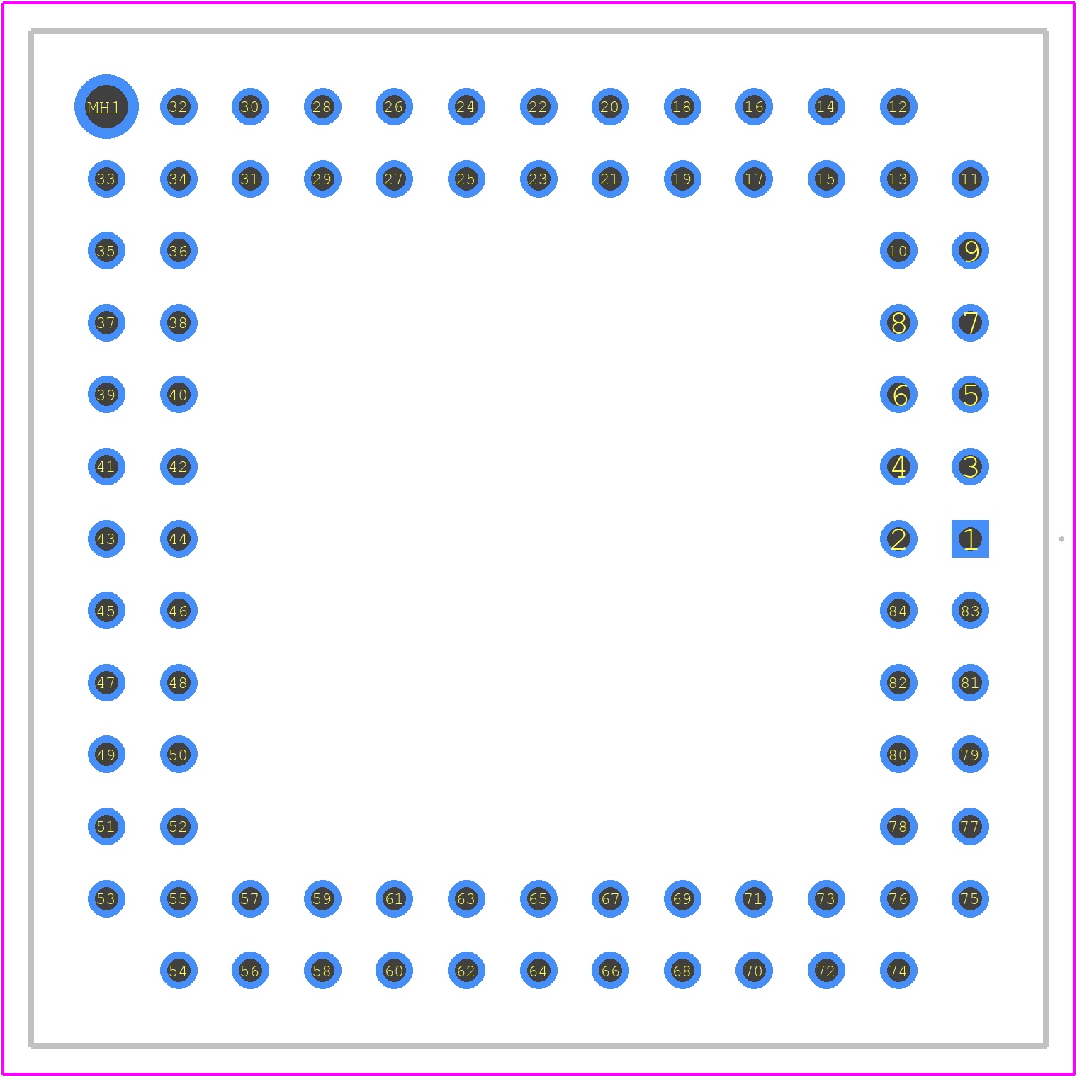 284-1273-00-1102JH - 3M PCB footprint - Other - Other - 284-1273-00-1102JH-3