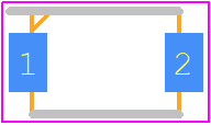 SZSMF4L22AT1G - LITTELFUSE PCB footprint - Small Outline Diode Flat Lead - Small Outline Diode Flat Lead - SZSMF4L22AT1Gaa