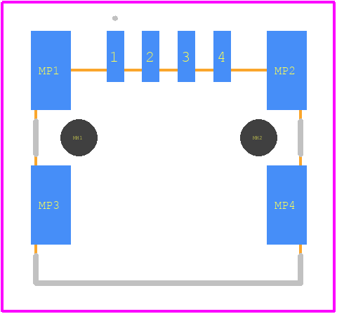515898-E - TE Connectivity PCB footprint - Other - Other - 515898-E-1