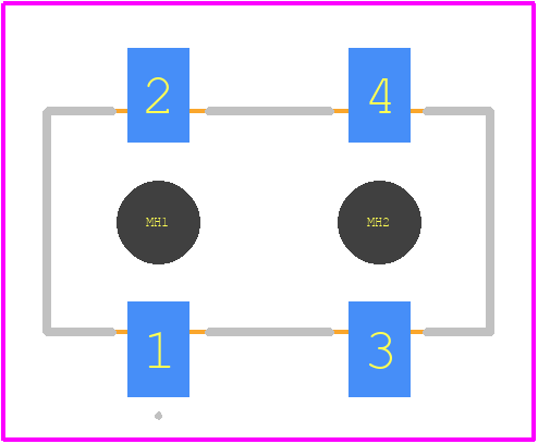 HPF-02-02-T-S - SAMTEC PCB footprint - Other - Other - HPF-02-02-T-S-1