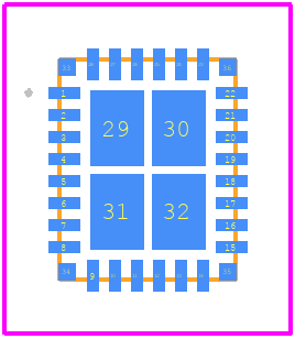 LT8638SJV#WPBF - Analog Devices PCB footprint - Other - Other - LQFN Package 28-Lead (5mm × 4mm × 0.94mm) (Reference LTC DWG # 05-08-1675 Rev Ø)