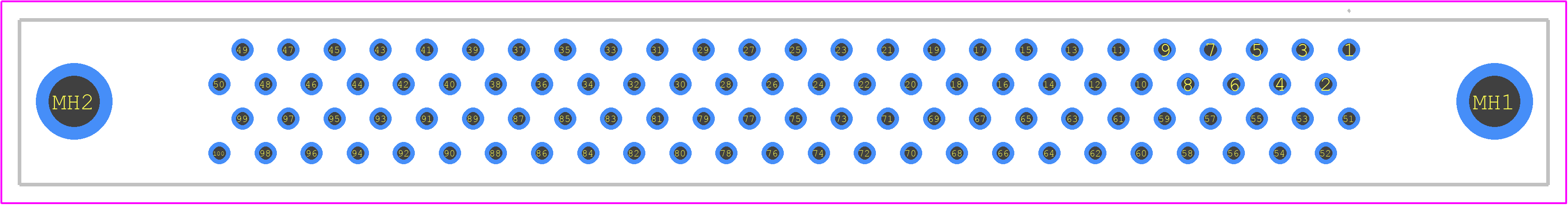 102A0-6212 PL - 3M PCB footprint - Other - Other - 102A0-6212 PL-1