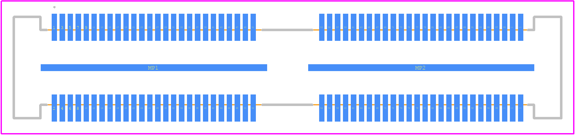 QFS-052-06.25-S-D - SAMTEC PCB footprint - Other - Other - QFS-052-06.25-S-D-2